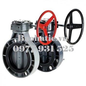 Van bướm tay quay PVC Salvador D110, D125, D140, D160, D200, D225, D250, D280, D315, D355, D400, D450, D500, D600